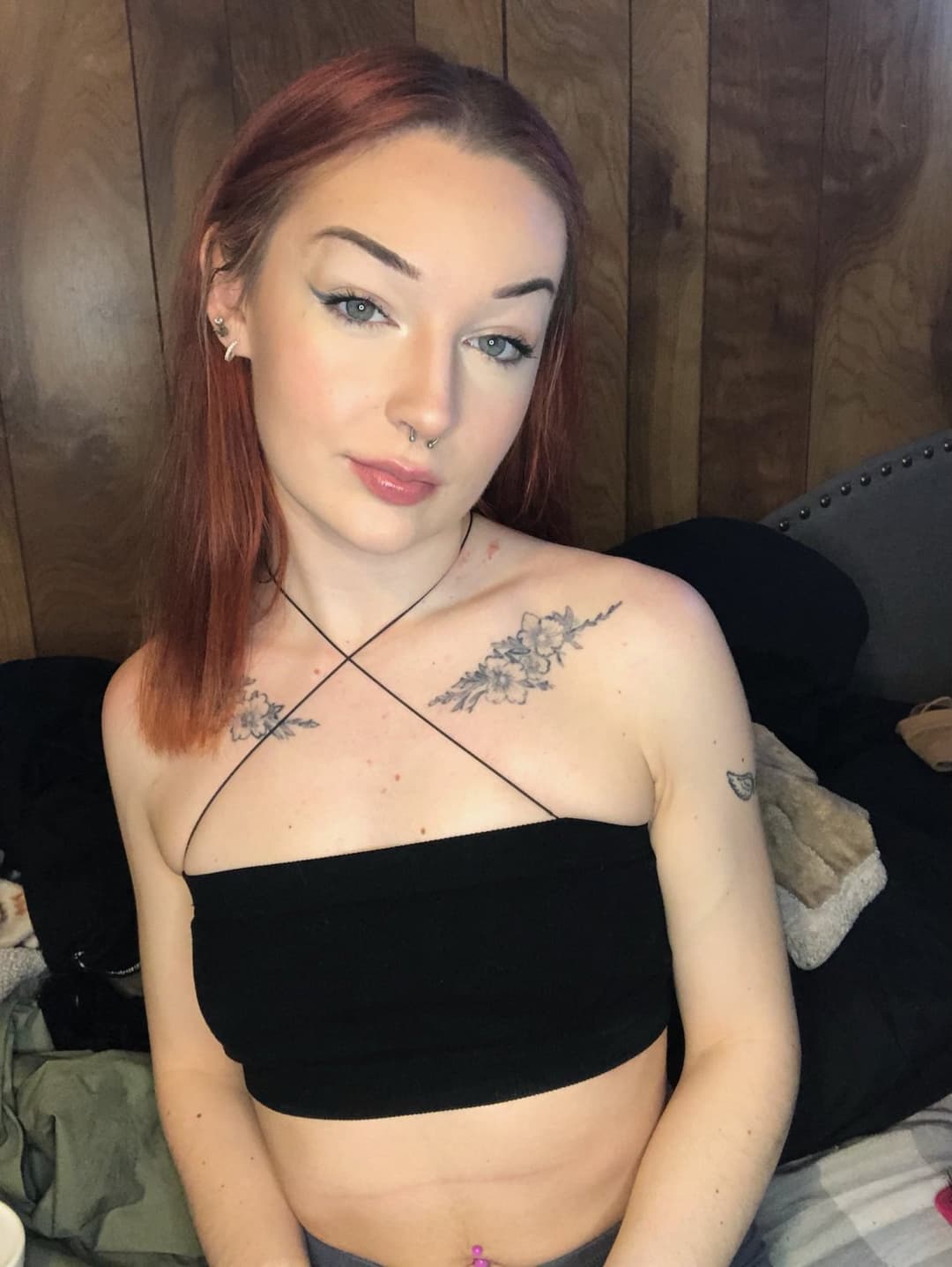 Look at this dumb clown fuck toy bitch is so dumb and stretched out she begs for cock