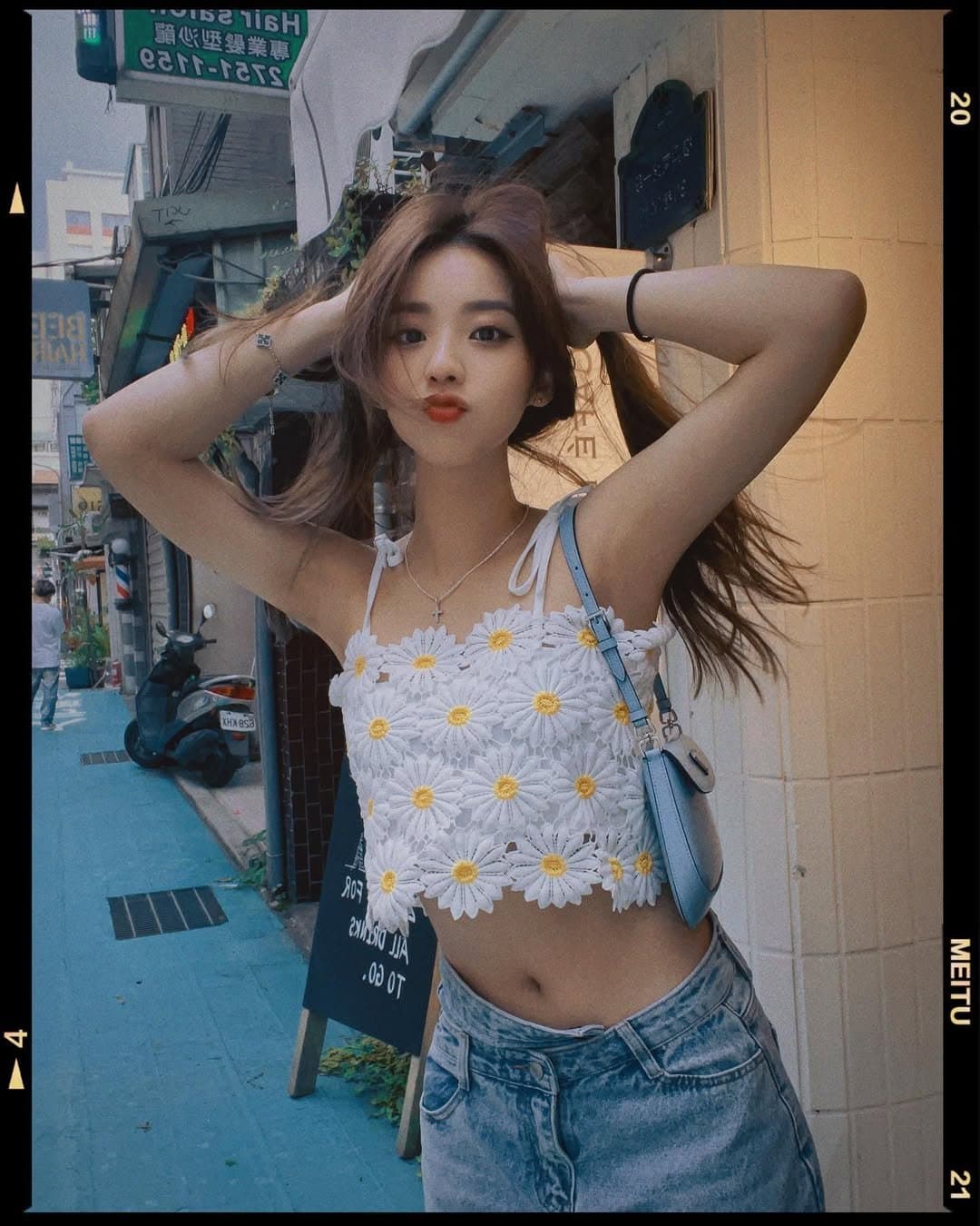 Beautiful sexy Asian woman and her AI nude