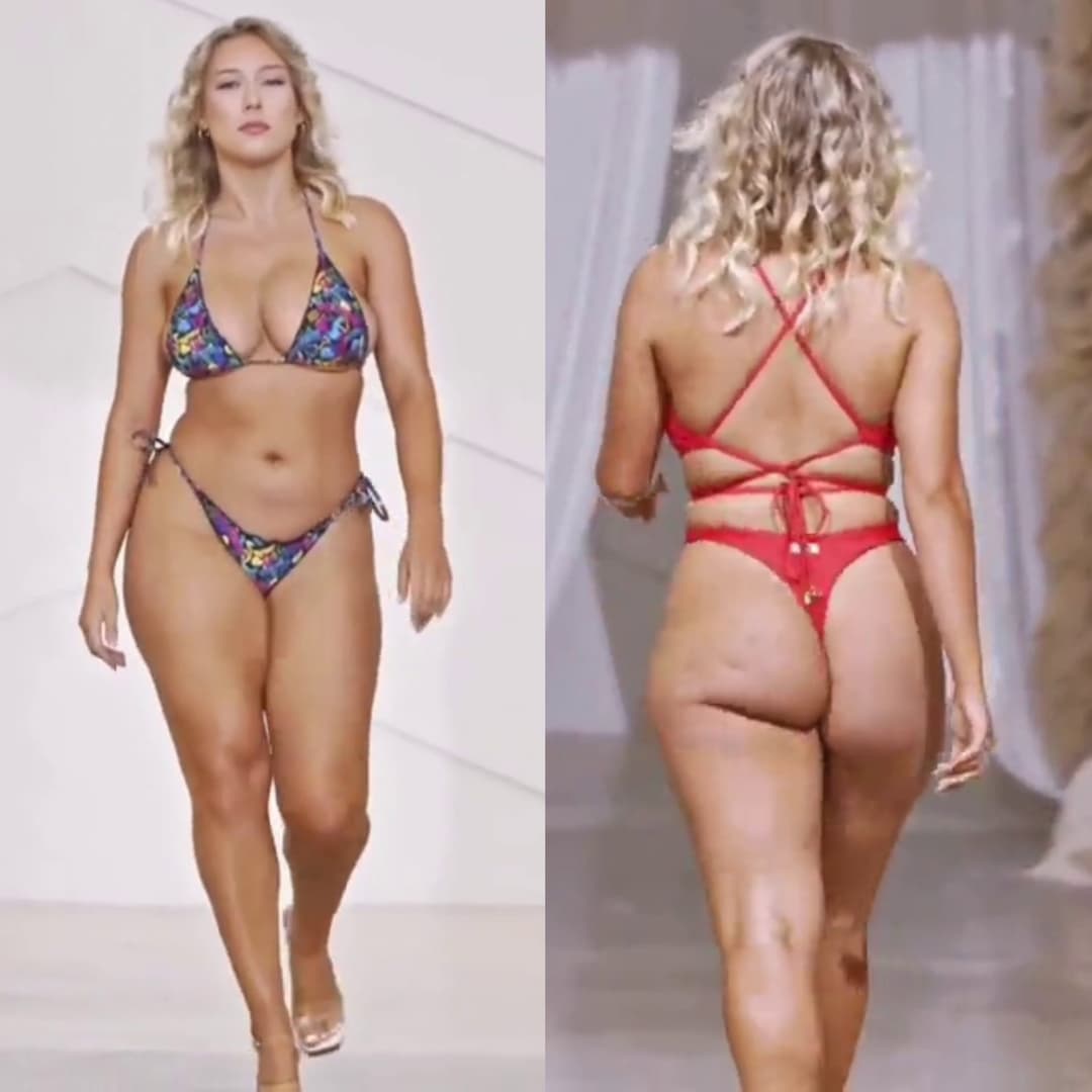 Fashion Model has an "I Love Anal Sex" Walk