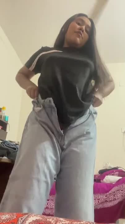 Horny Babe Showing, Giving Blowjob And Fucked by Lover Moaning