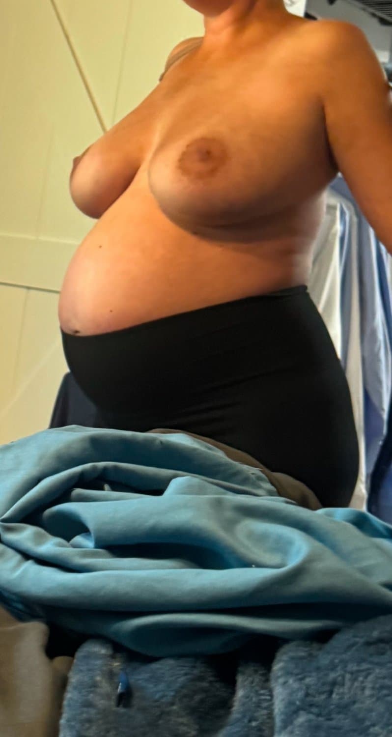 Submitted big tit pregnant slut wife