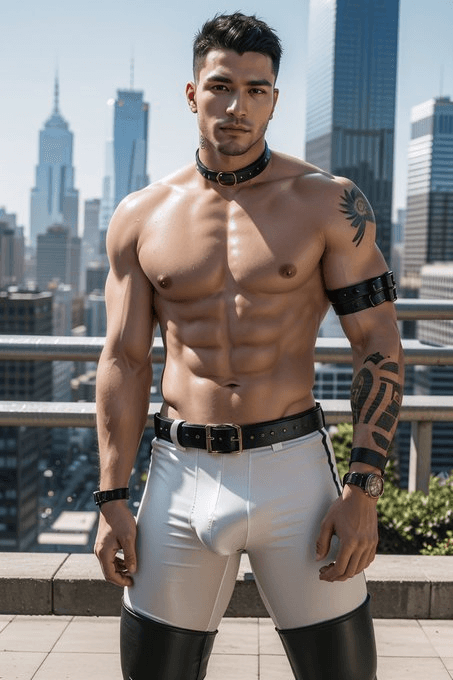 Click to view full size GAY A.I. MUSCLE MEN IN LINGERIE ???????
