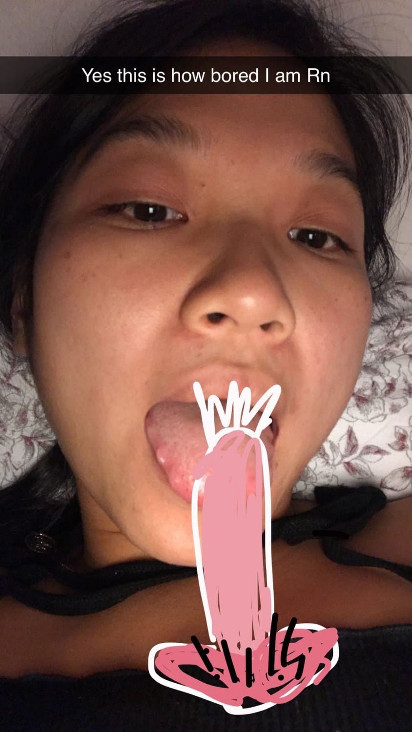 Lou Petite Asian is Thirsty For Some Dick