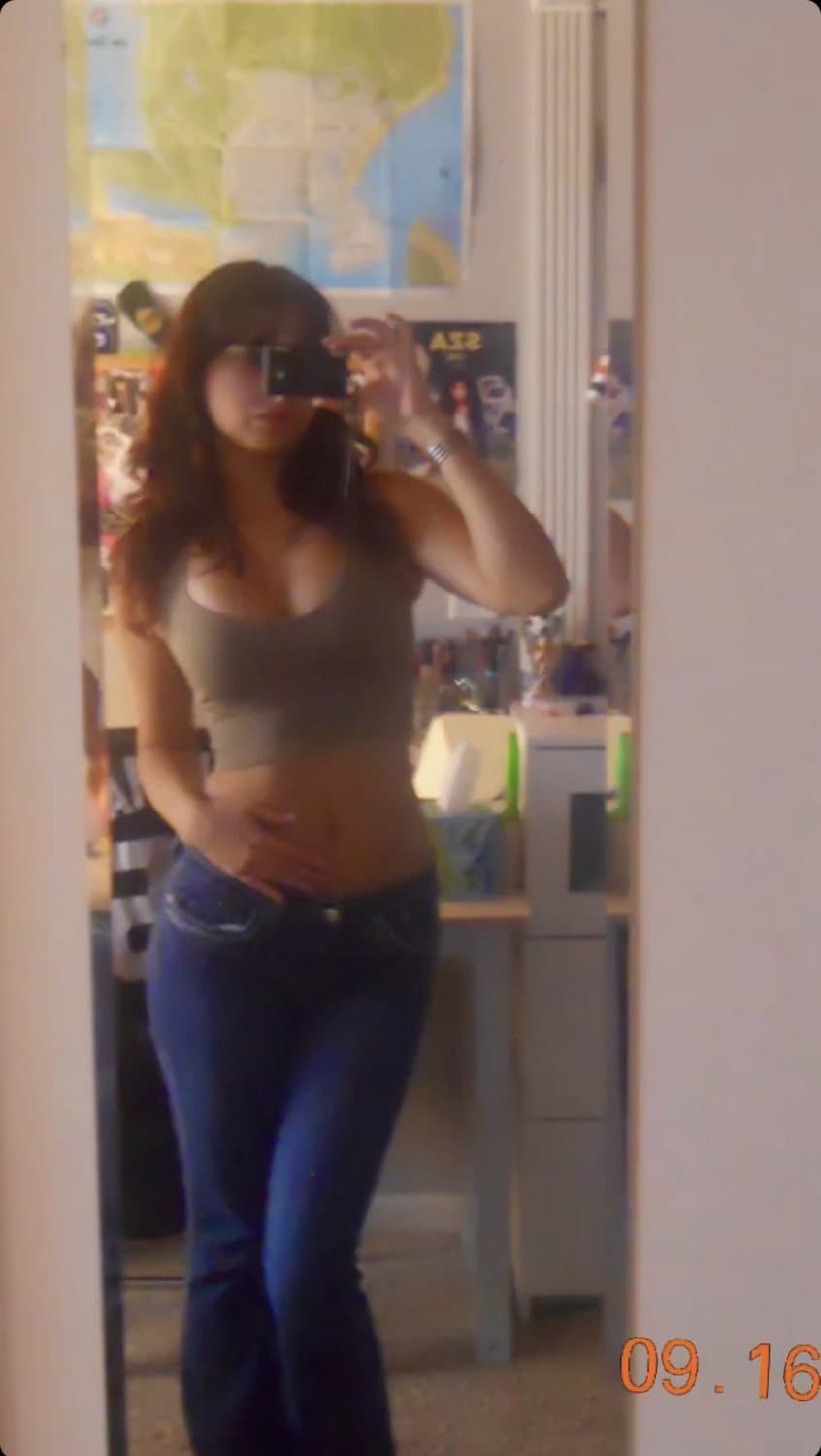 Ella, 19 | Schoolgirl shared online to have her big tits virtually ravaged