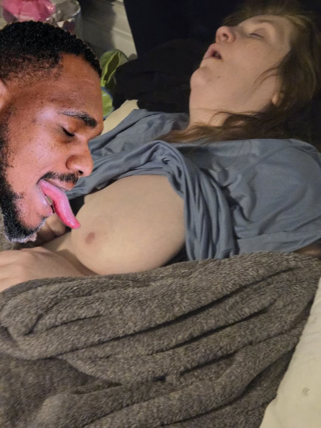 Wife niki loves black nigger thug cock in her pink Irish ginger pussy