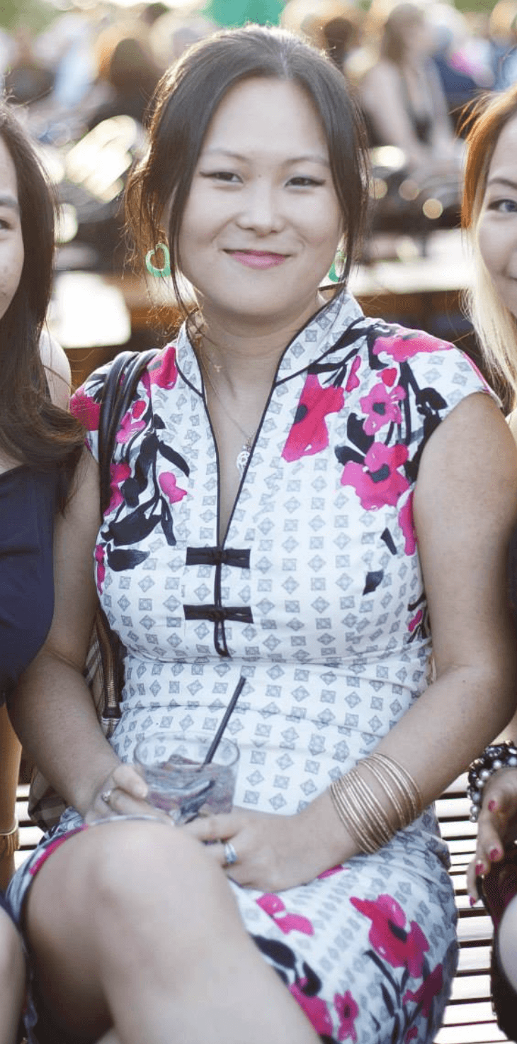 Gorgeous Busty Asian shows off tits