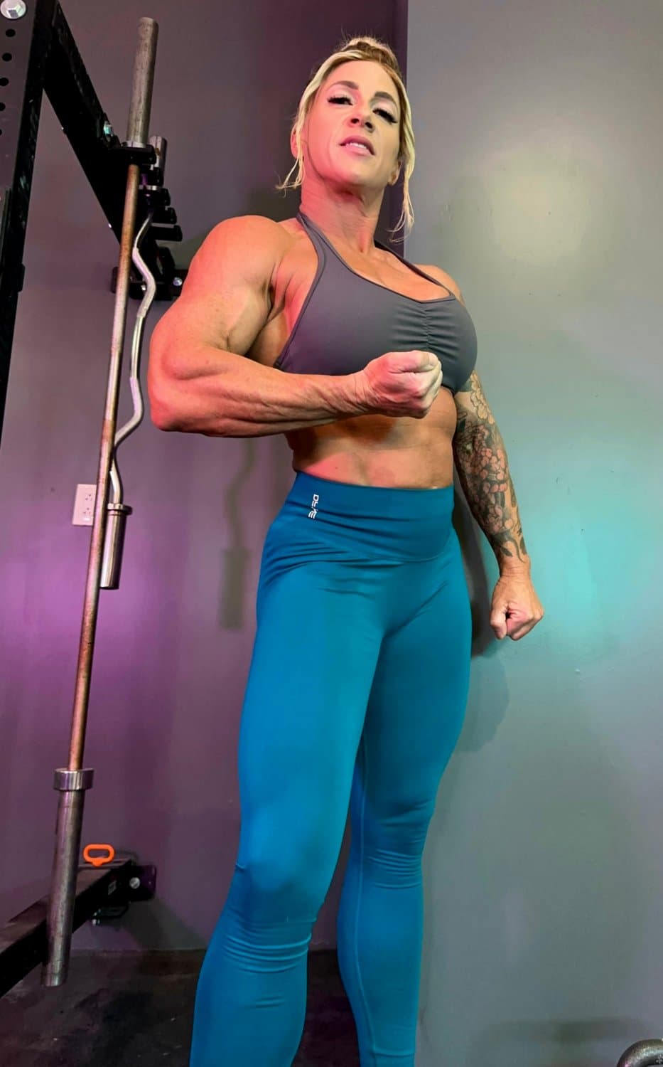 The Muscle Goddess reporting for worship