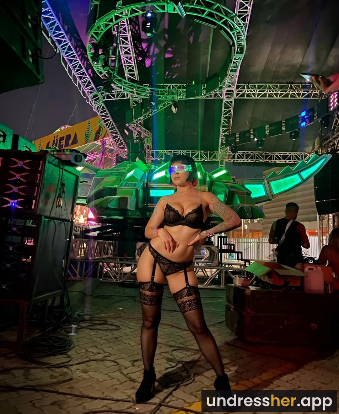 Antes do show rock in rio