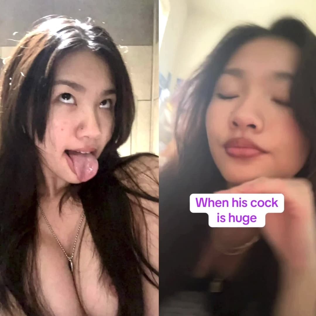 Asian Teen TikTok Slut. Abg Goon Ahegao Face and Tiny Tits. Dumb Webslut Got Her Nudes Leaked