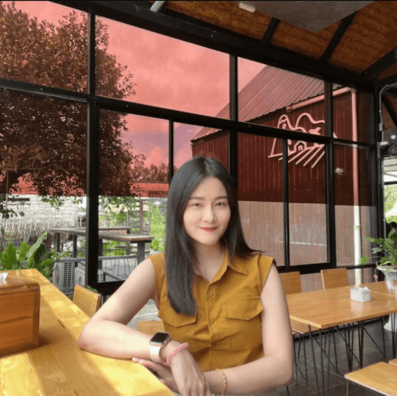 Her husband wants us to see her beautiful figure.