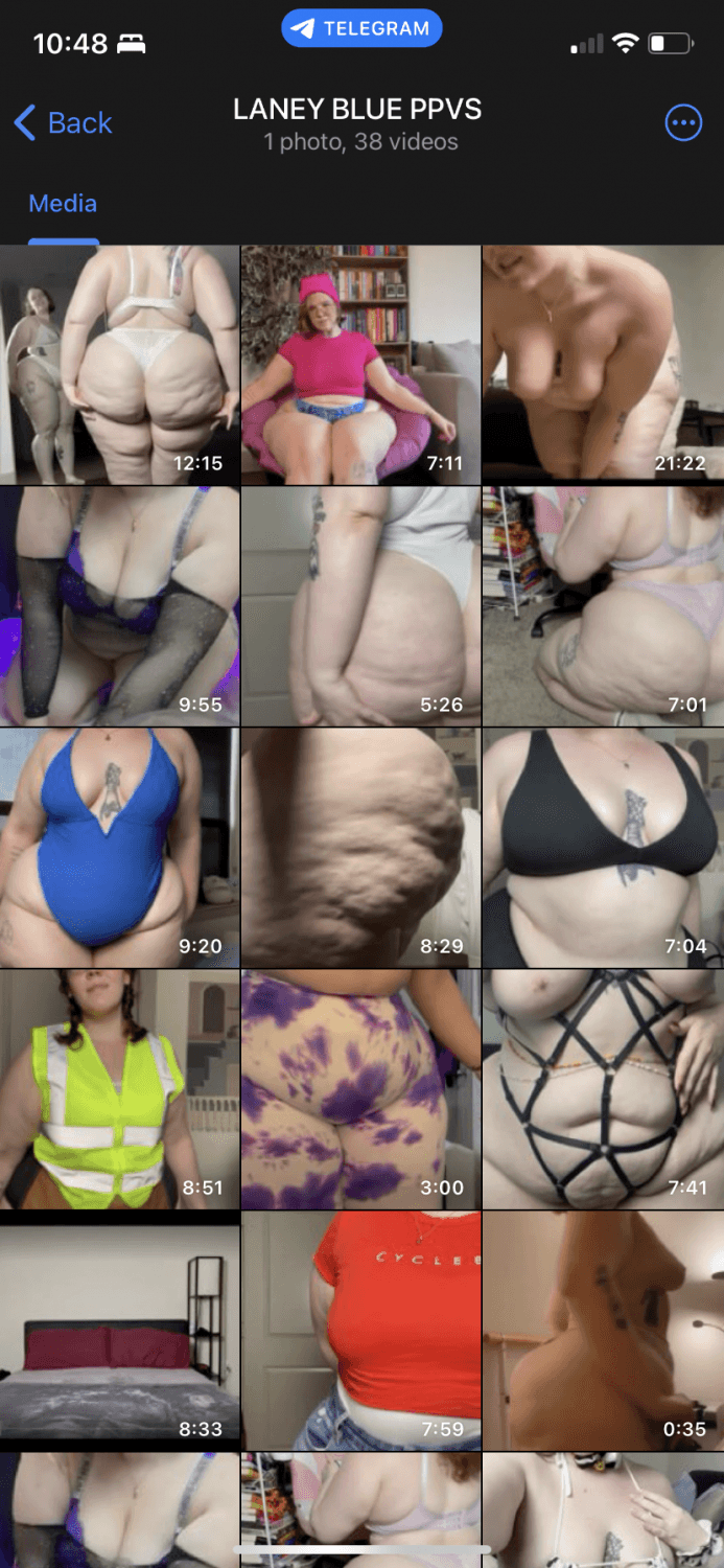 NEW** Laney Blue BBW Big Butt Pawg Clapping JOI - Mirror Vid