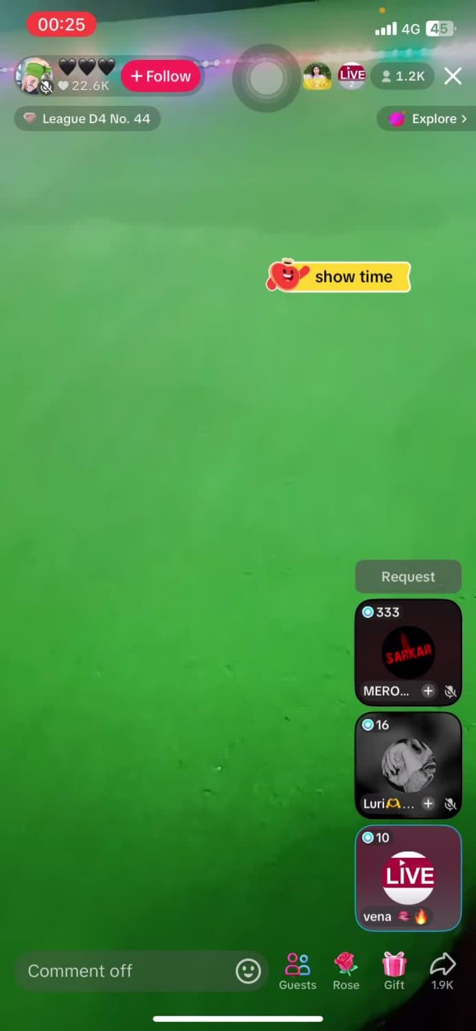 nepali tiktok live show