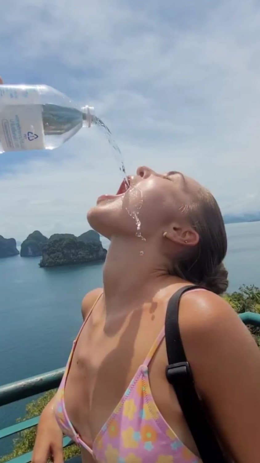 Anna, became a hot wife on Bali. Rugby stud railed her