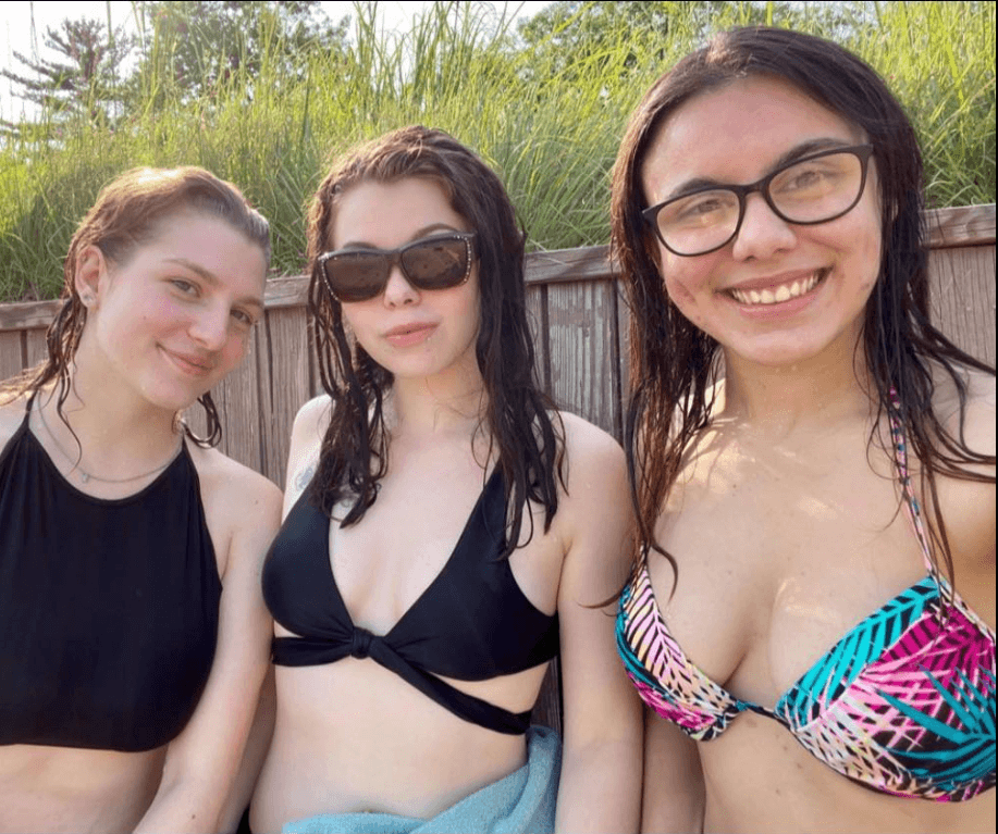 Former Classmates Sister and Her Friend