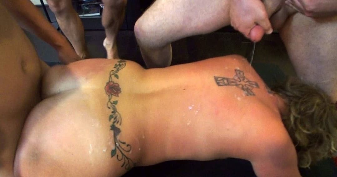 Hotwife Gangbang Slut (Posted With Permission of @MayWaters)