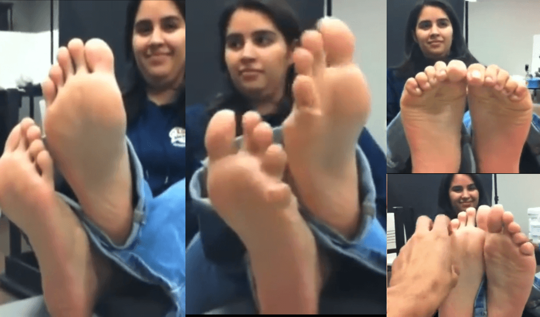Video 16 - Public Feet Interview, Latina Slender Soles Tickling