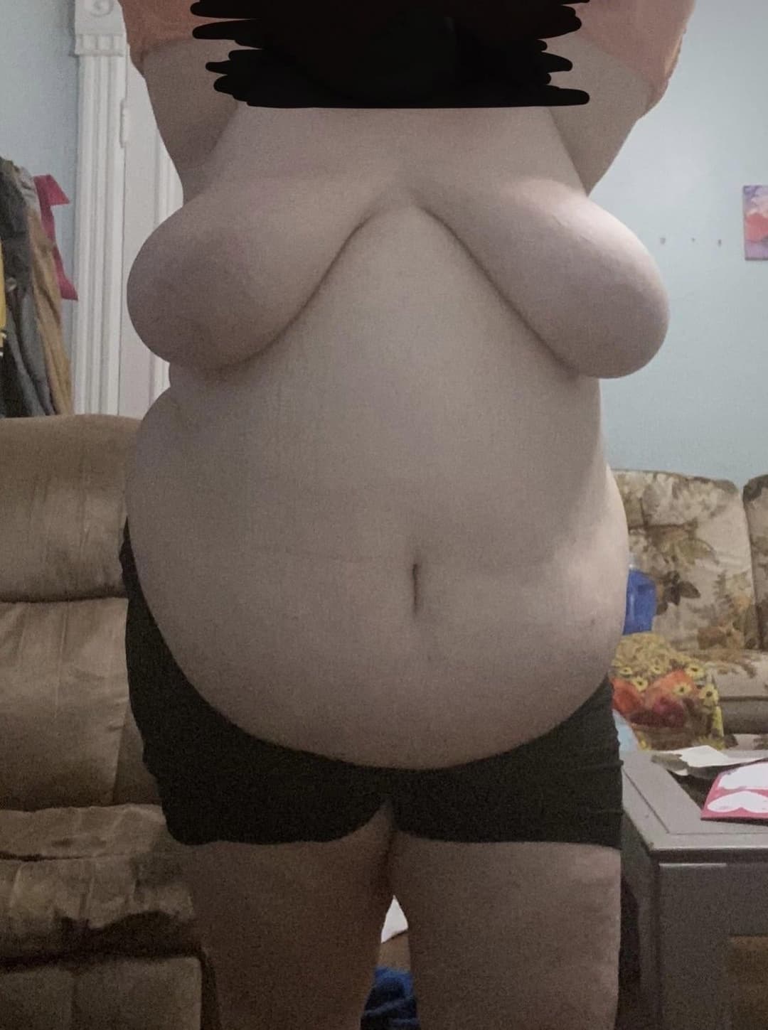 Huge Fat Tits and a Soft Belly = Perfect Combo