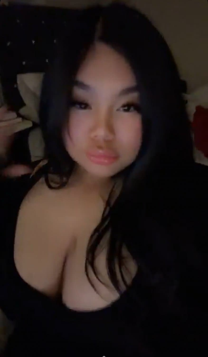 Asian slut likes being choked