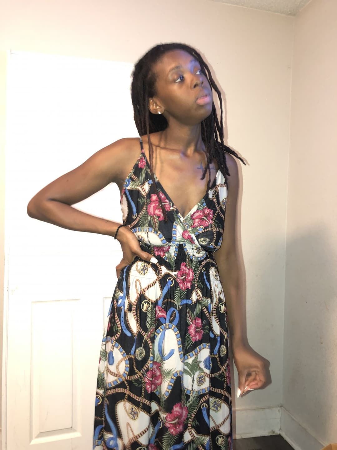 Wife in a dress (off guard)