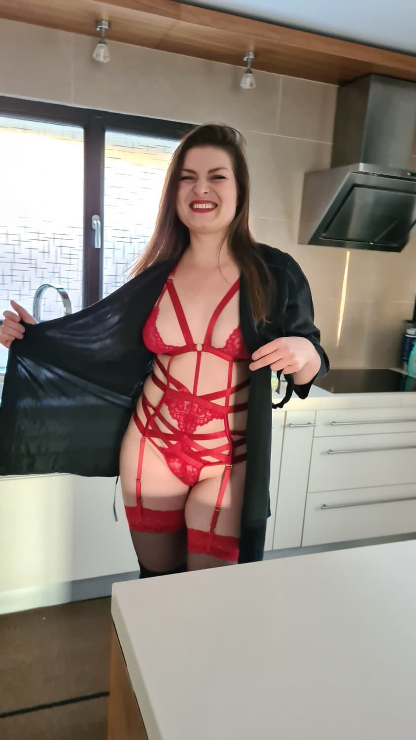 HotWife Whore Martyna L. - Red Lace Lingerie PART 1 - WebSlut from Wroclaw Poland