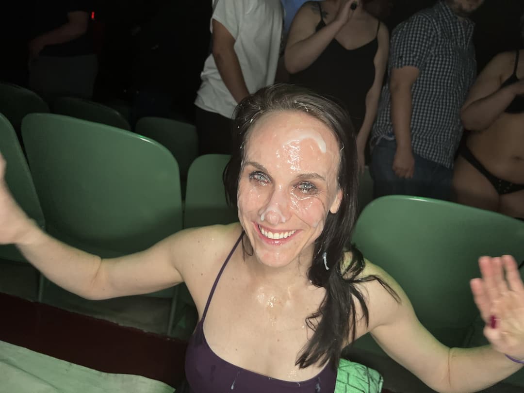 amateur bukkake cum dumpster cum slut takes facials from reddit