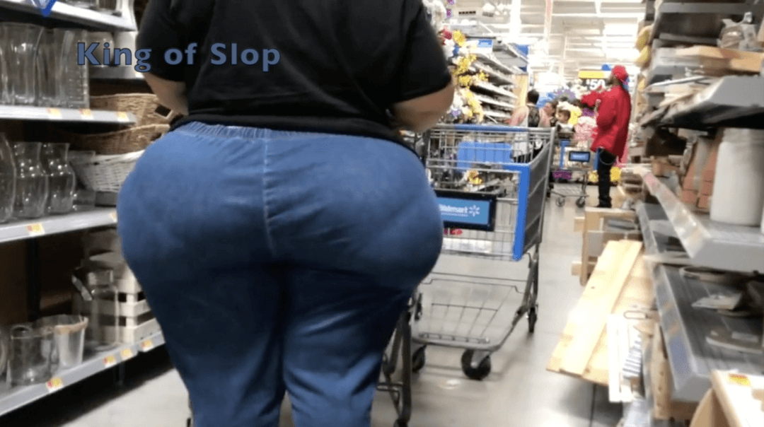 Dry Hump My Big Sloppy SSBBW Ass In Public