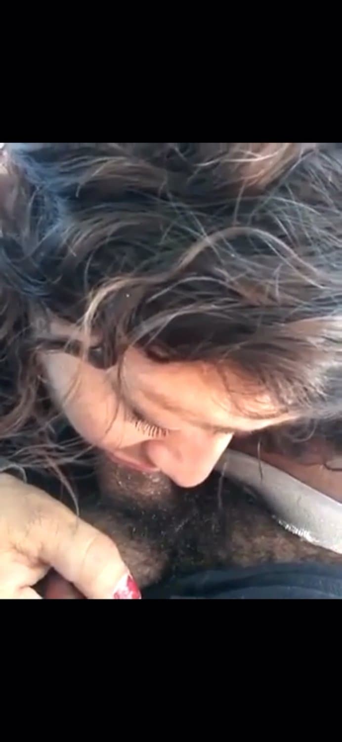 Hotwife sucking off a bbc in traffic until he creams in her mouth. Keeps getting interrupted by cops