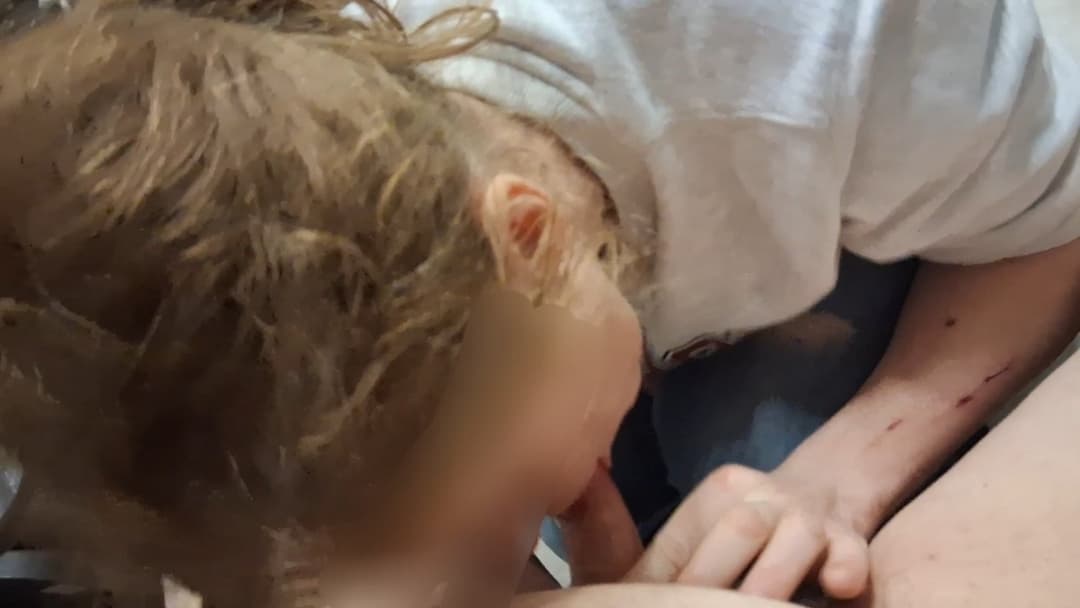 Amateur . Italian - red girl BJ