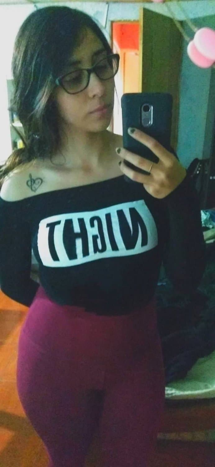 Nerdy girl glasses hot