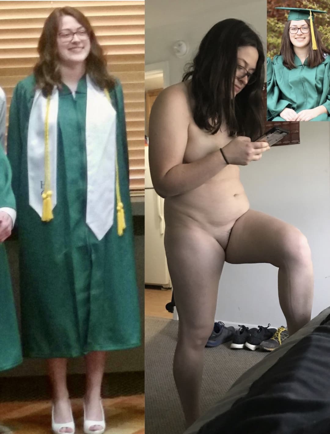 Nerdy frat house whore Kristen