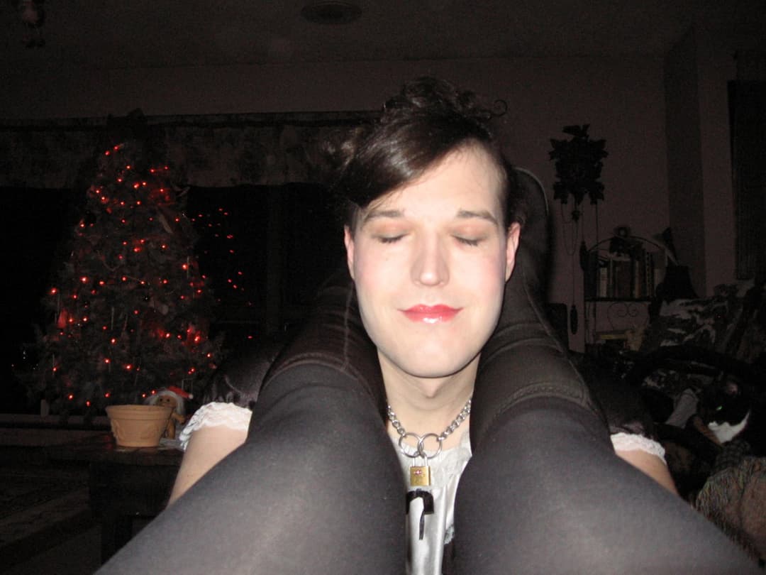 femdom gilf and her sissy xmas