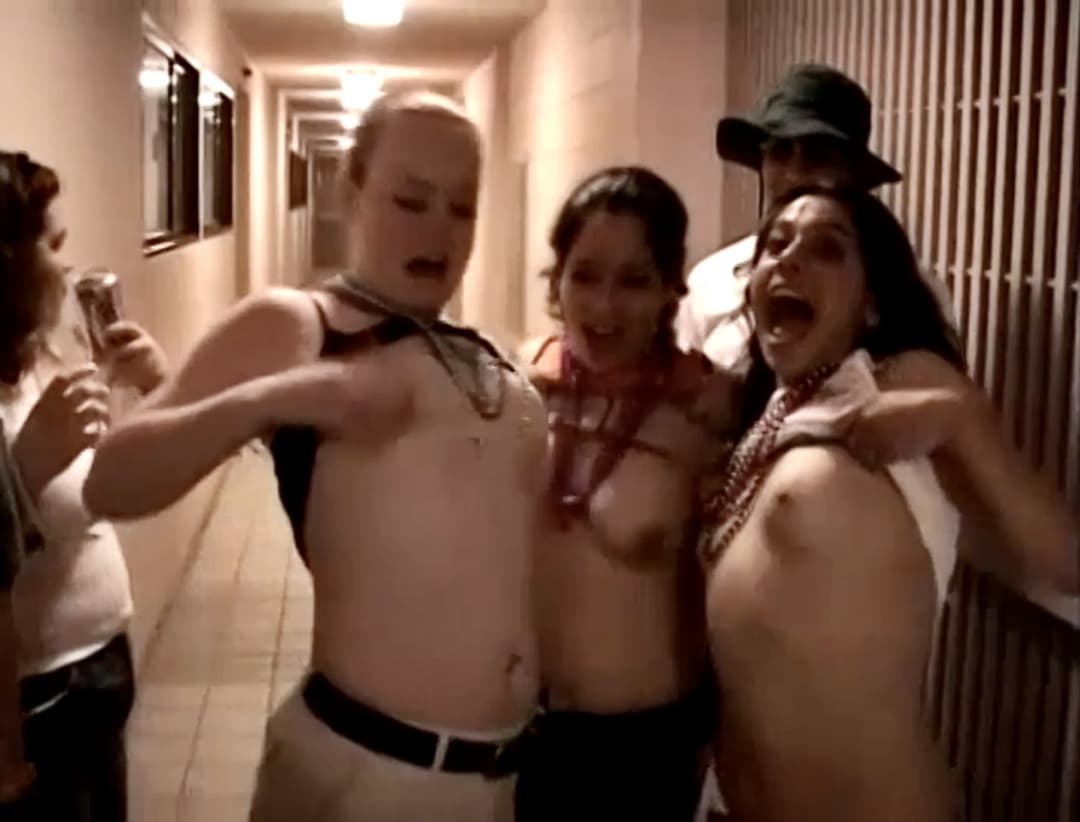 Horny Latina forgot when she played with a couple dicks while drunk on camera for spring break