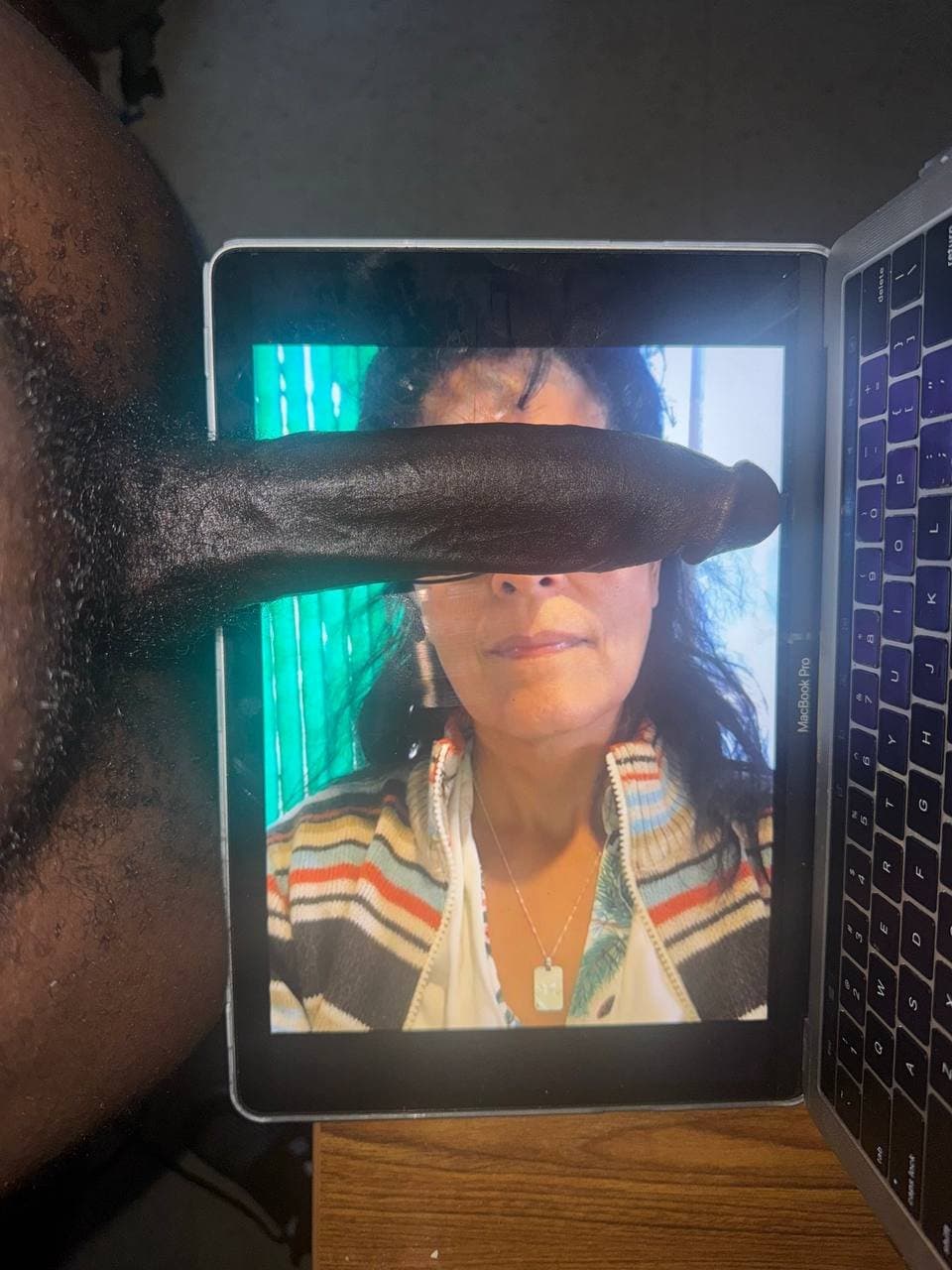 Racist latina whore mom Norma sends pics for monster BBC to trib her while her husband is at work