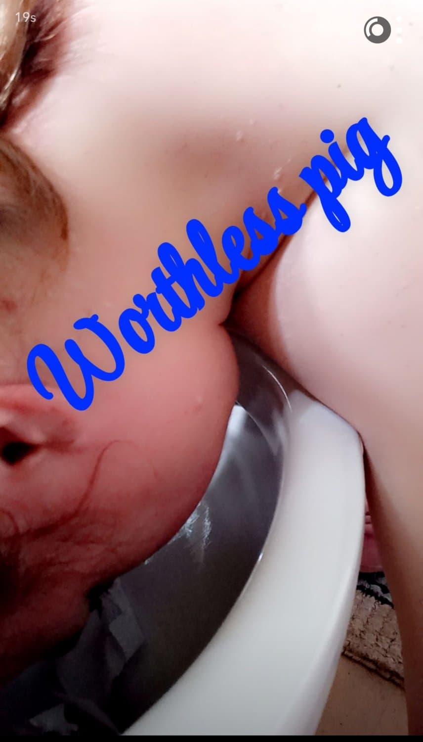 Worthless pig bitch drink piss and suffer for me ?