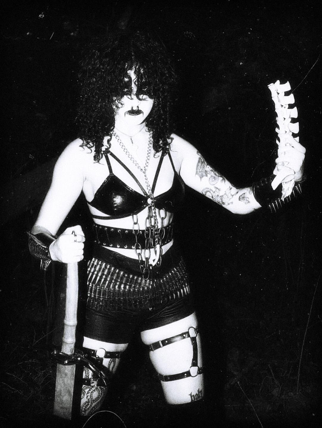 Latina Goth Slut Hottie METAL SLUT