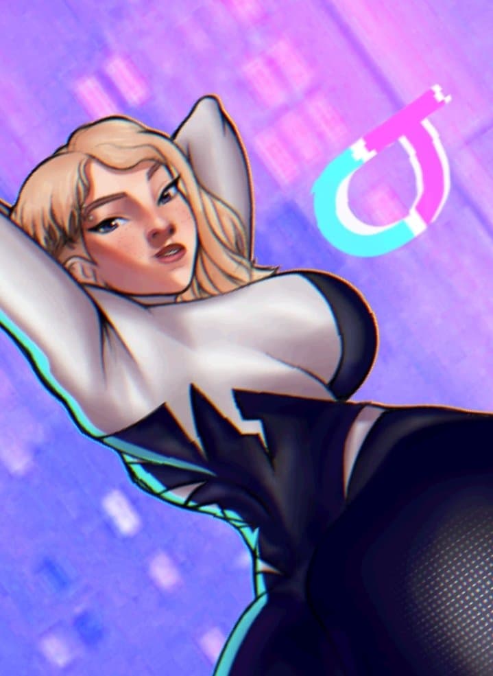Commissioned Artwork of Gwen Stacy from Spiderverse ? ?