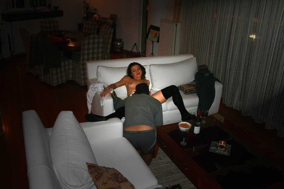 Greek wife is cheating on her husband while he is on a business trip leading tours around Greece