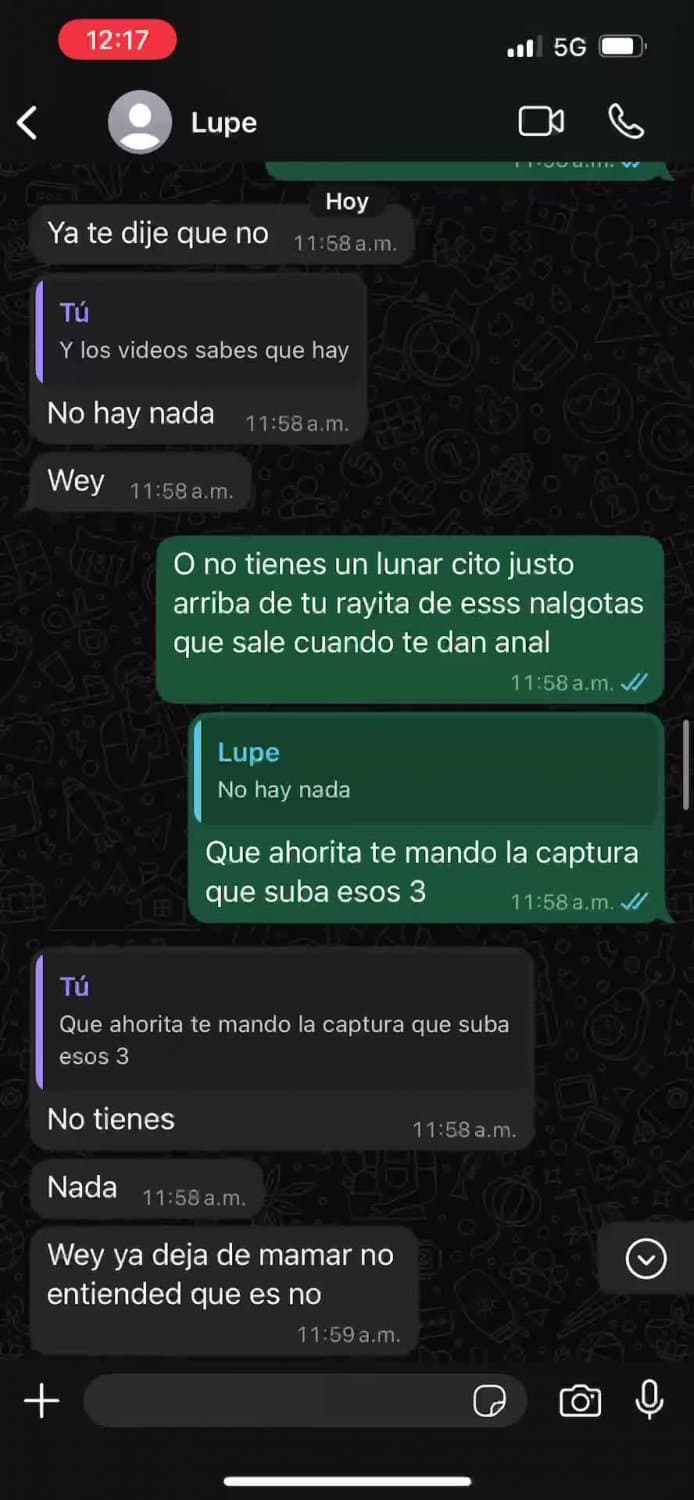 Lupita Salazar Lara de Administración FES Cuautitlán y prepa UVM Roma zorrita quemada extorcionada