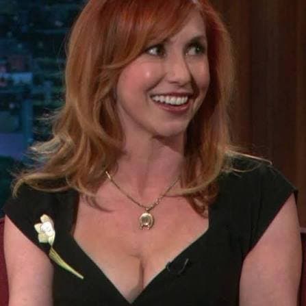 Red headed science nerd Kari  Byron is so sexy.  Love when the dork has nice tits and a pretty face