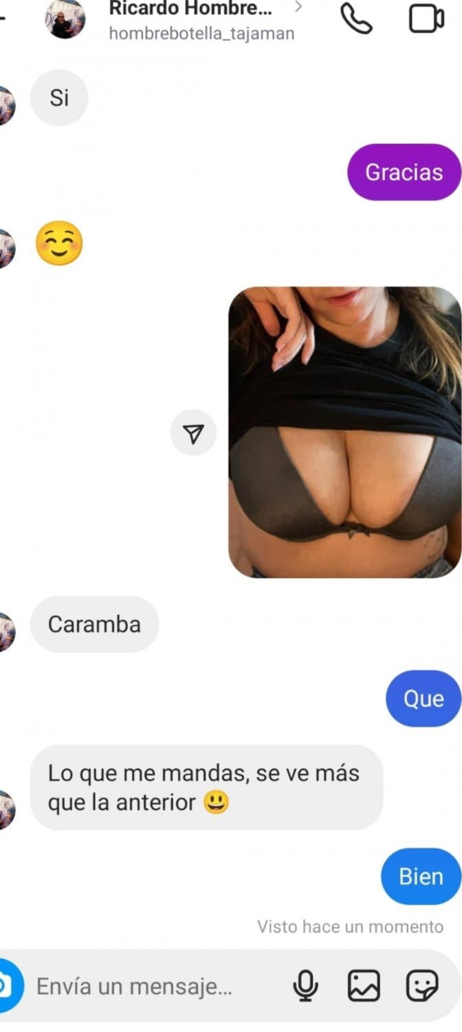 Cuando un amigo recibe un mensaje de la mujer de su amigo ... Putona tetona de Barcelona María Jesús