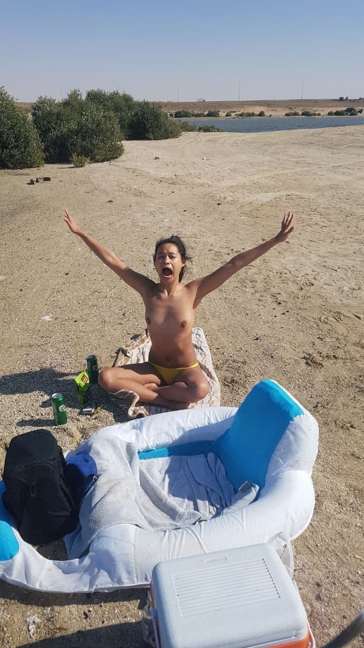 Click to view full size Slutty Emirates Air hostess Christina from Singapore turned webslut