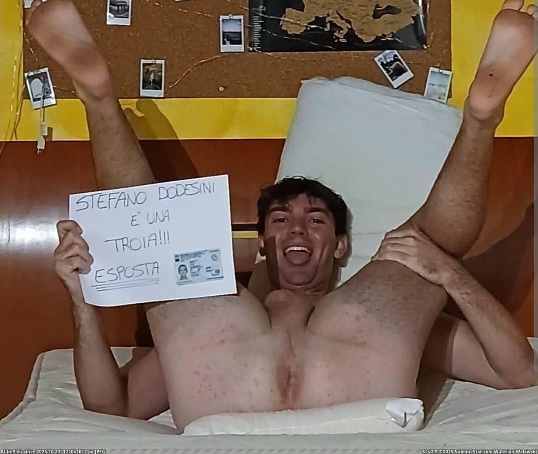 STEFANO DODESINI ITALIAN FAGGOT