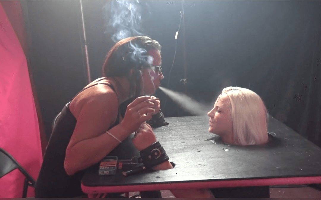 White Bitch is a human Ashtray & Spittoon