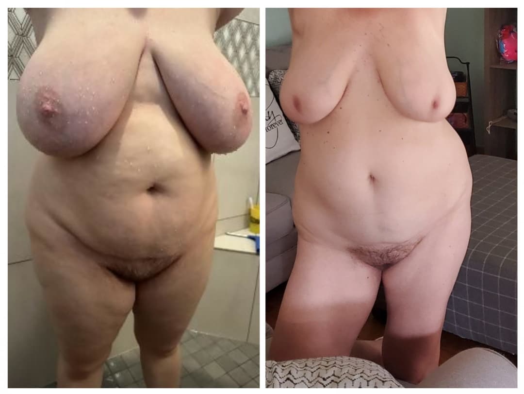 COLLAGE Side by Side BOOB DOMINATION