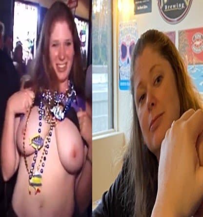 Brooke was happy to flash her tits and let someone feel her up on Bourbon Street at mardi gras