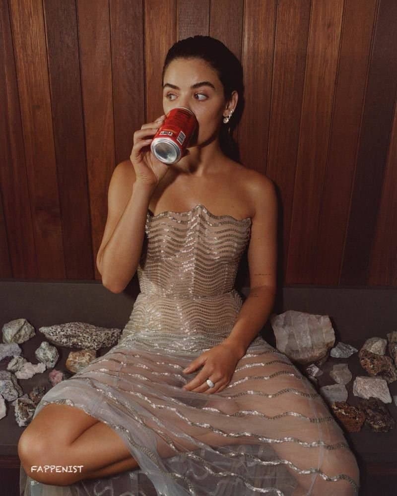 Click to view full size Lucy Hale is so freaking Yummy with her petite tits & suckable nipples gets me edging everytime??