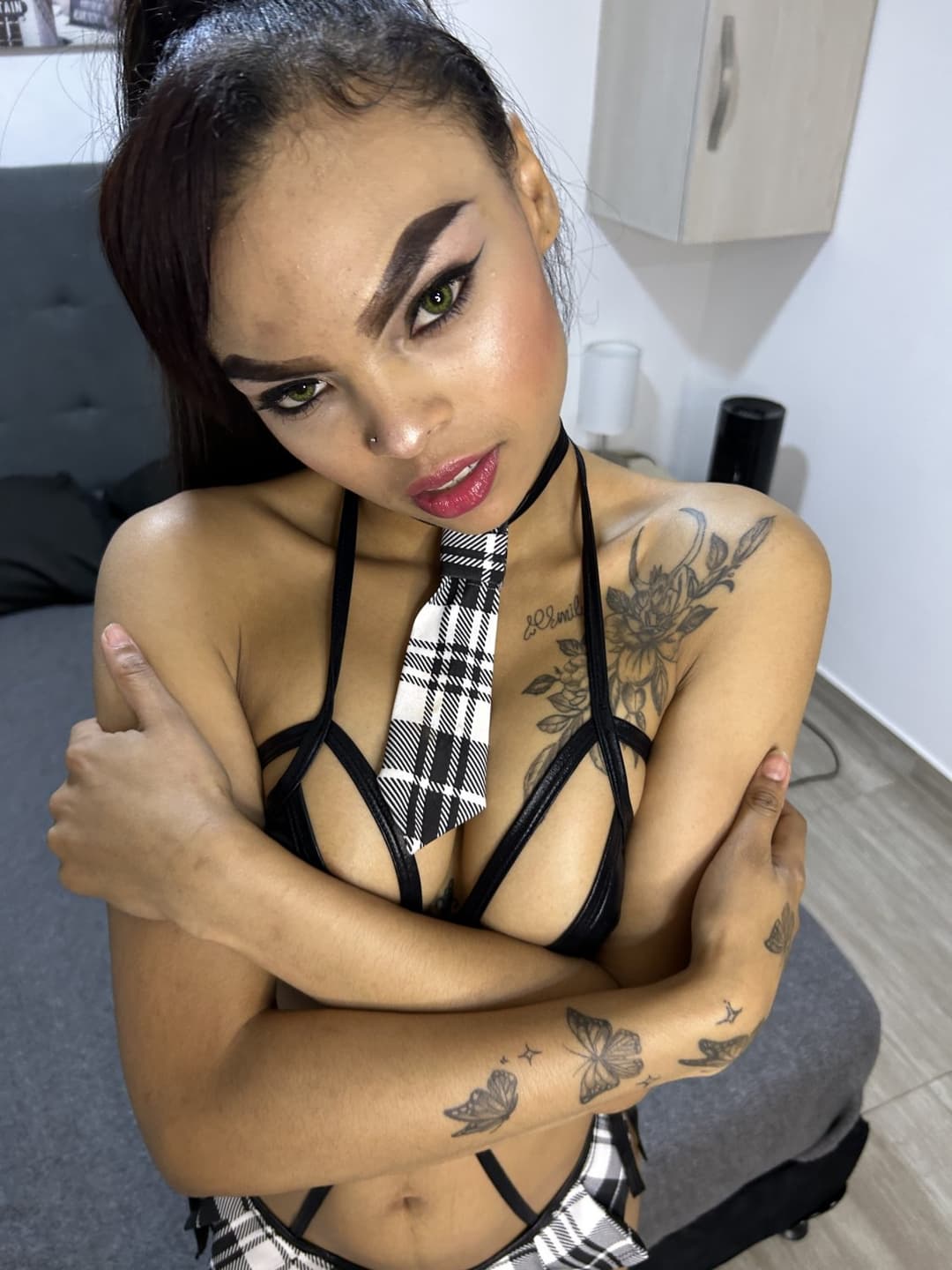 Celeste Puffy Nipple Latina Casting Couch