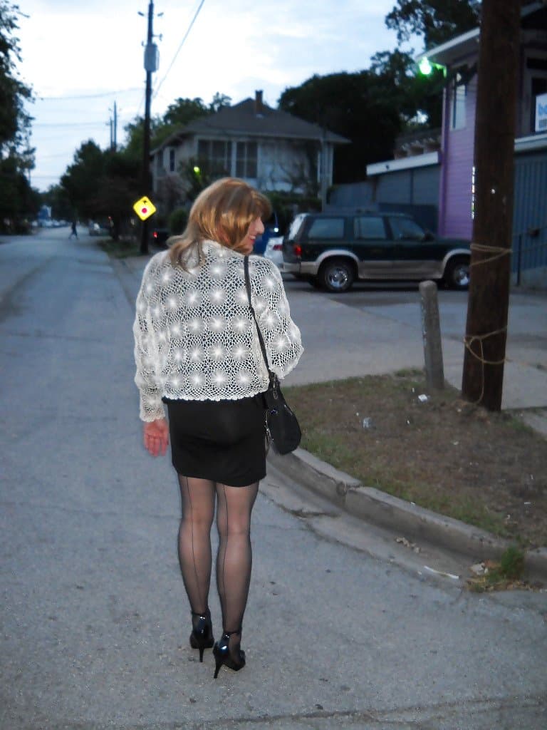 Sexy Sissy In Little Black Dress