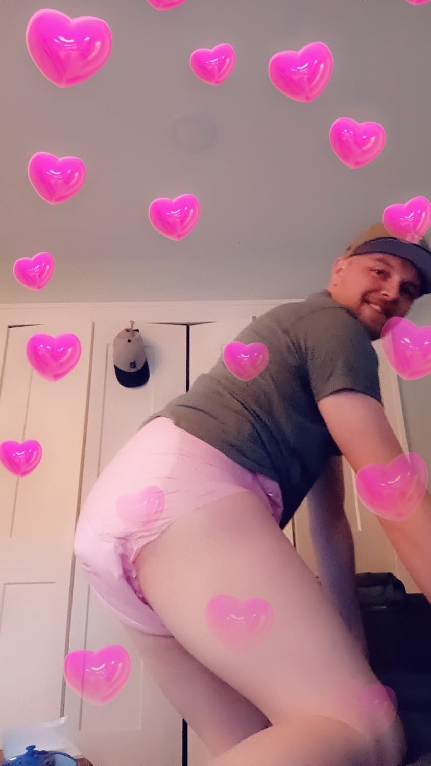 Diaper sissy Derek chew