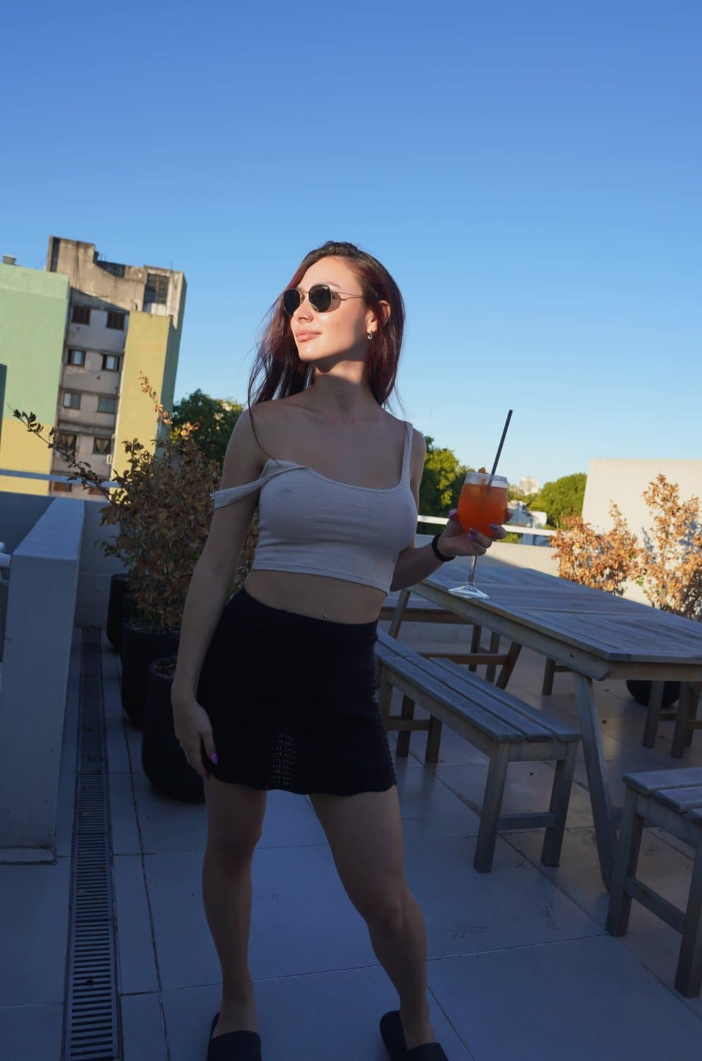 Just enjoying my cocktail in the morning